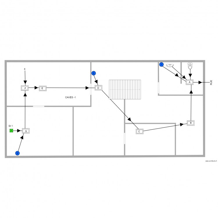 JAMAR  Dior  61 bld Waterloo 25 01 18. Plan de 0 pièce et 0 m2