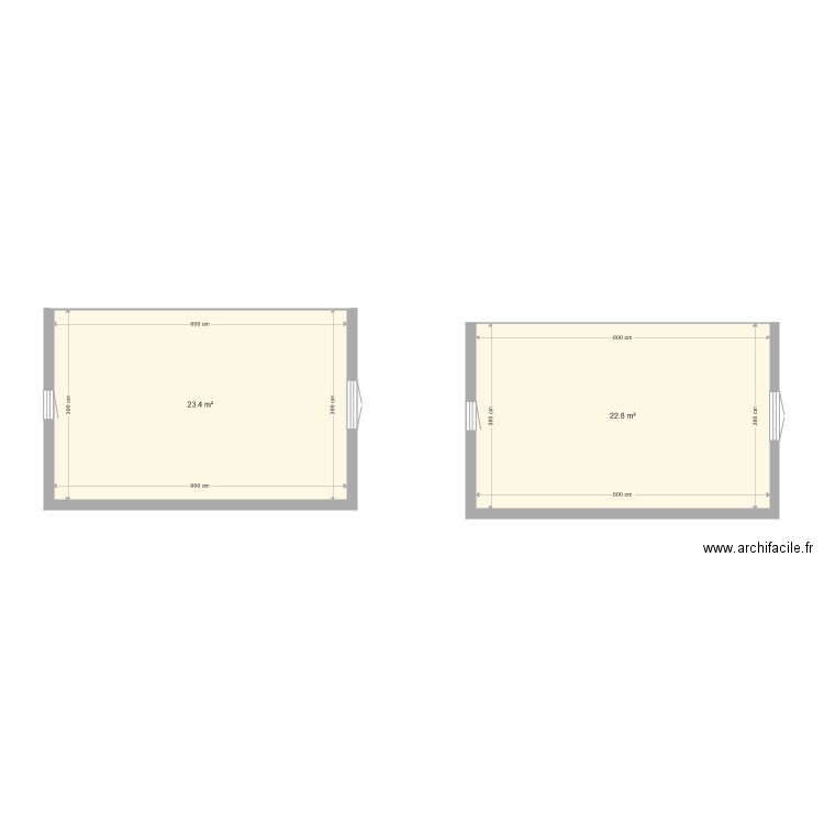 MUR DE 20 20 50 EN 640cm SUR 410cm puis 400cm EXTERIEUR. Plan de 0 pièce et 0 m2