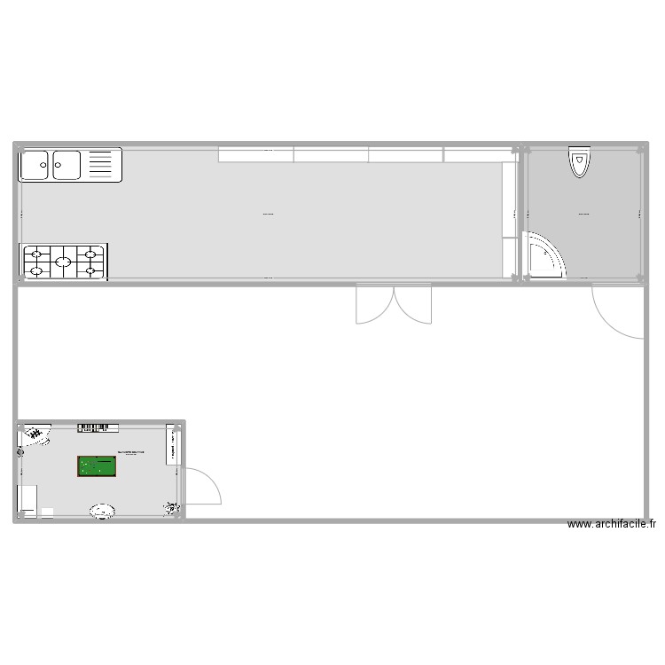 chambre selyane. Plan de 4 pièces et 1023 m2