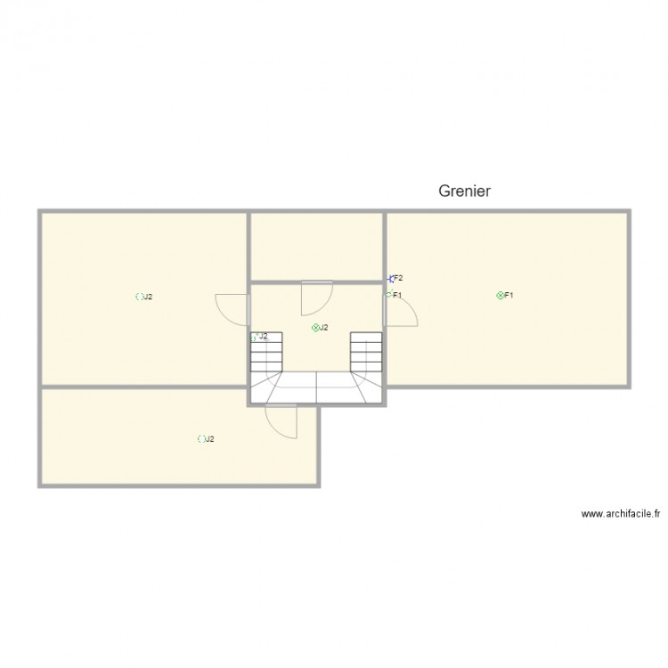 Loom - maison - Grenier. Plan de 0 pièce et 0 m2