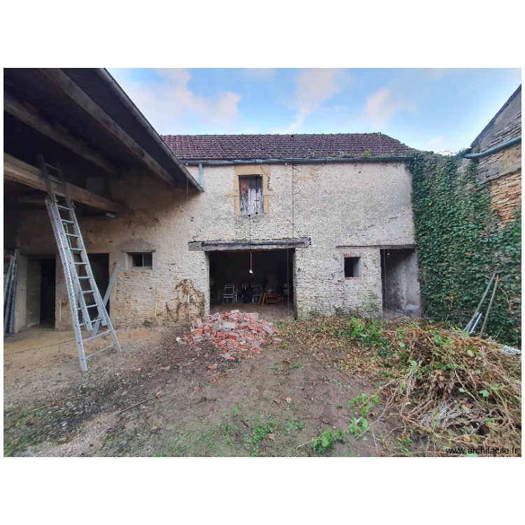 dimension facade. Plan de 