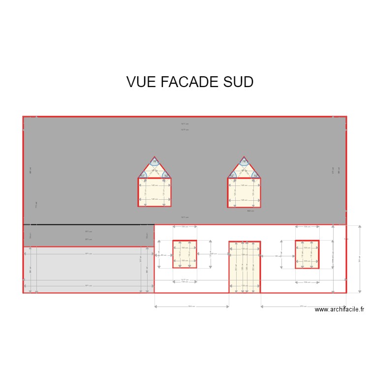 DAMIEN VUE FACE1. Plan de 0 pièce et 0 m2