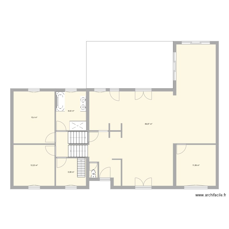 Extension Maison Domb. Plan de 0 pièce et 0 m2