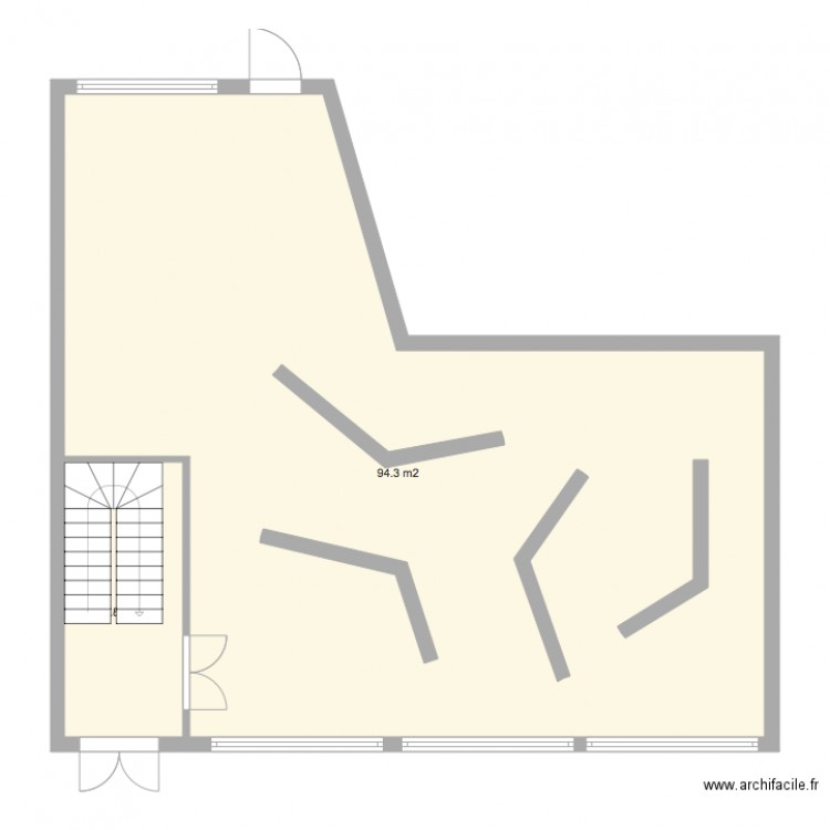 Emtpy Art Gallery GF . Plan de 0 pièce et 0 m2