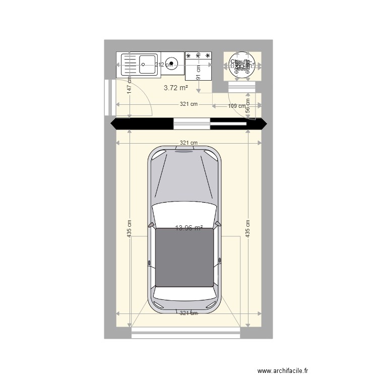 GARAGE EVRY GERGY SUR YERRE. Plan de 0 pièce et 0 m2