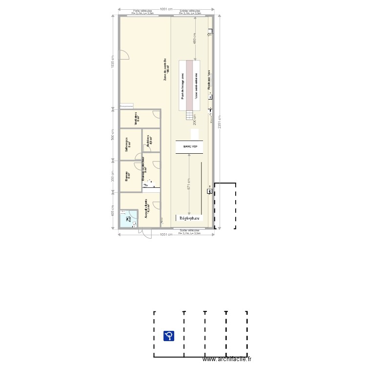 CCT VL LANUEJOULS. Plan de 0 pièce et 0 m2