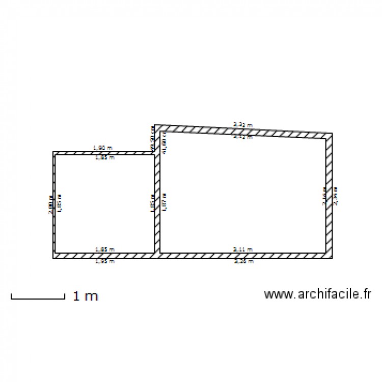 vue de coté 2. Plan de 0 pièce et 0 m2