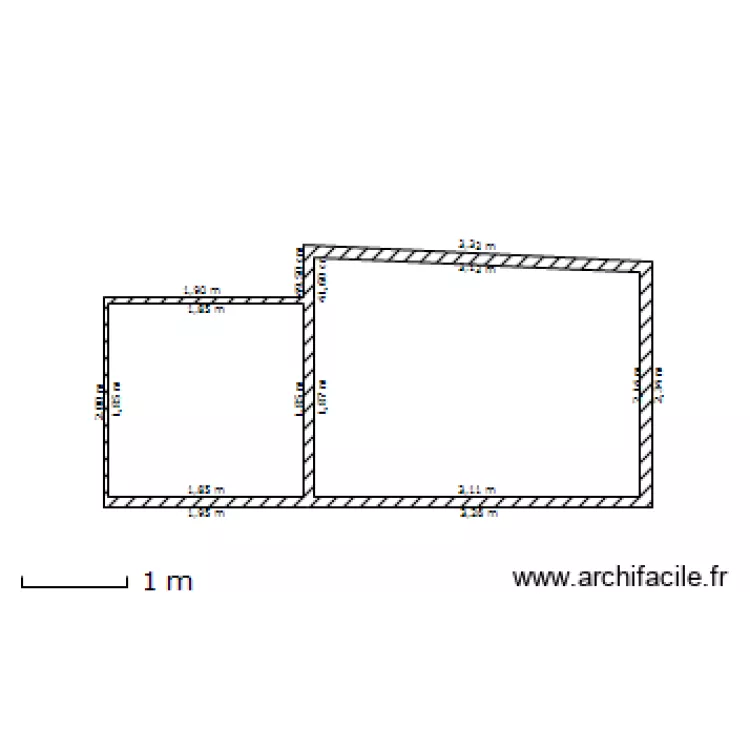 vue de cot&eacute; 2. Plan de 