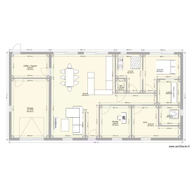 MAISON 2. Plan de 