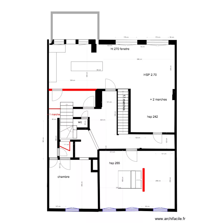 HOERNER HOMBOURG ETAGE 1. Plan de 