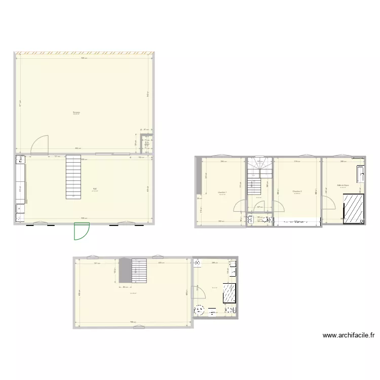 Maison Deauville Origine. Plan de 