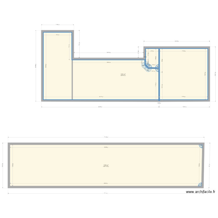 Maison L F 16. Plan de 0 pièce et 0 m2