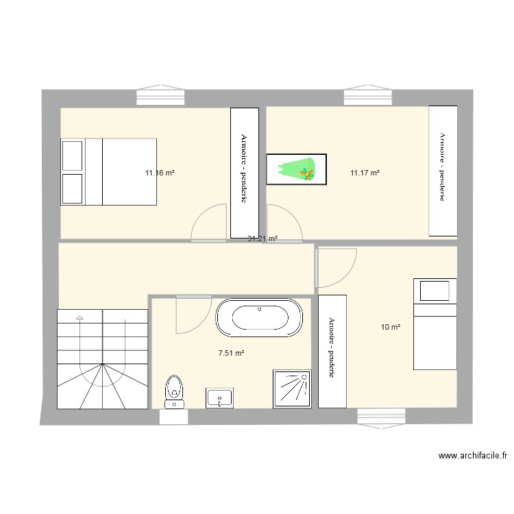 maison 2. Plan de 0 pièce et 0 m2