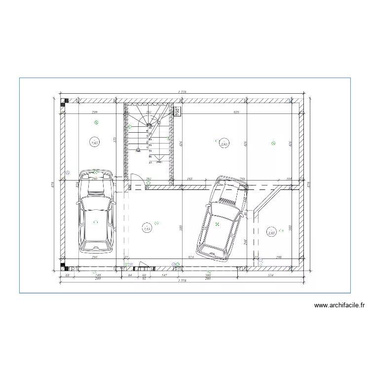 Sous sol Nicolas. Plan de 