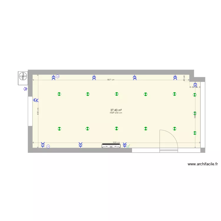 MAGASIN ELECTRICITE v2. Plan de MAGASIN ELECTRICITE v2. Plan de