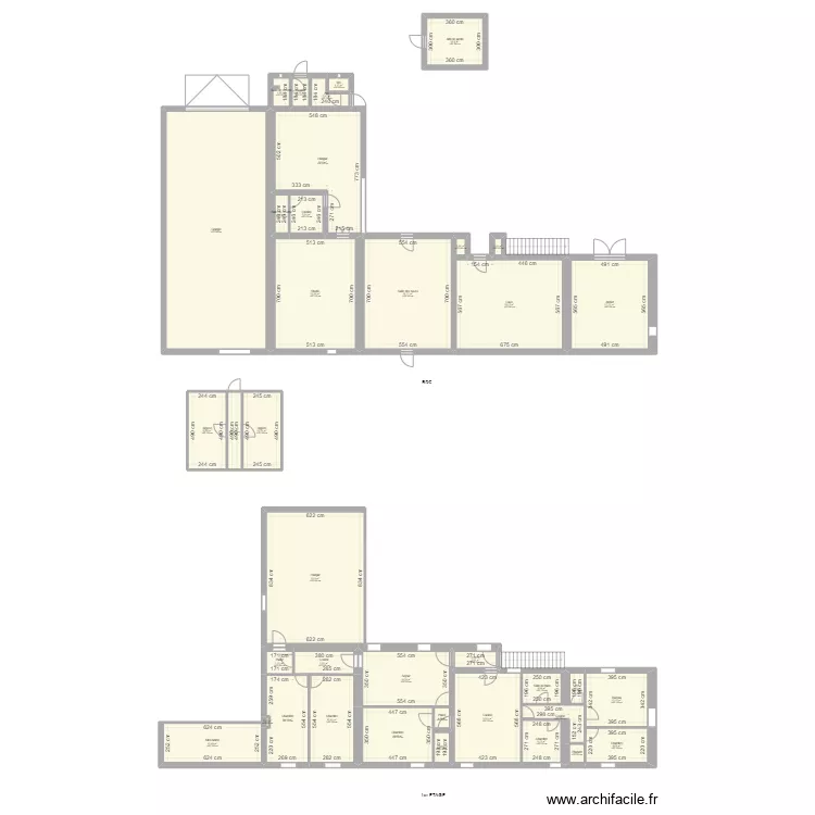 Le 750 - Plan m&eacute;tr&eacute;. Plan de 