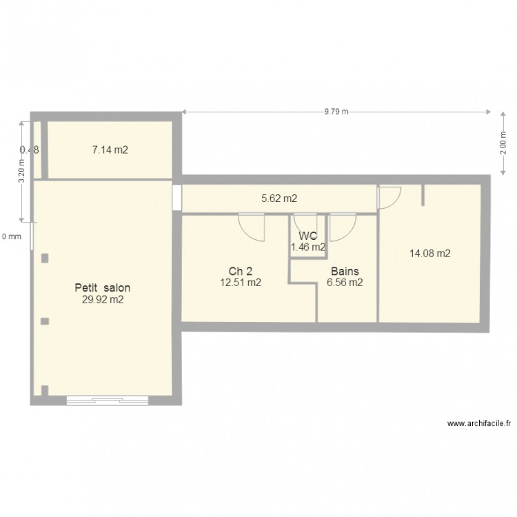 extension 18b1. Plan de 0 pièce et 0 m2