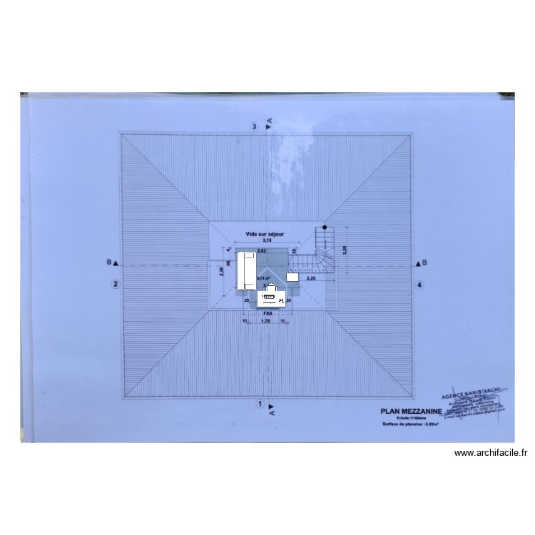 MEZZANINE beurk. Plan de 0 pièce et 0 m2