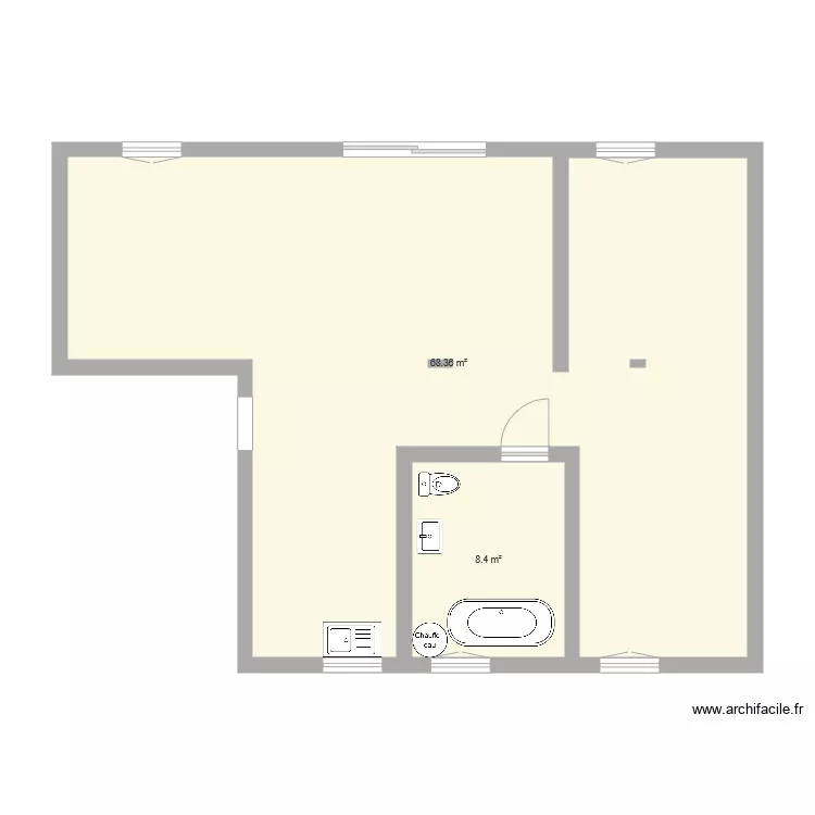 appart. Plan de appart. Plan de