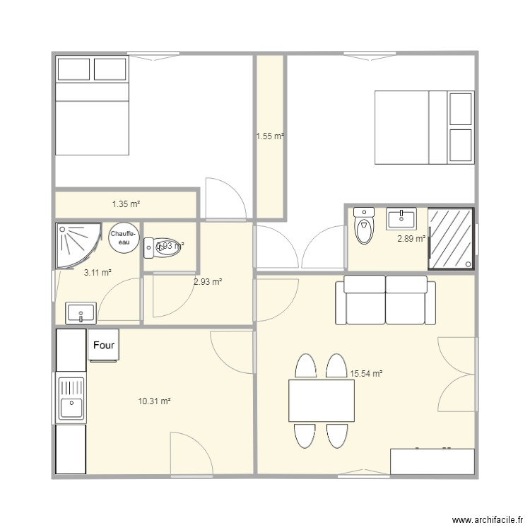 Maison LBV RDC. Plan de 0 pièce et 0 m2