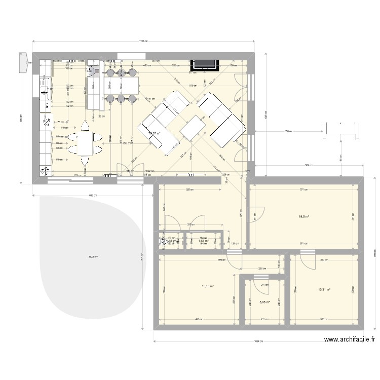 Marcy decembre v 9. Plan de 7 pièces et 137 m2