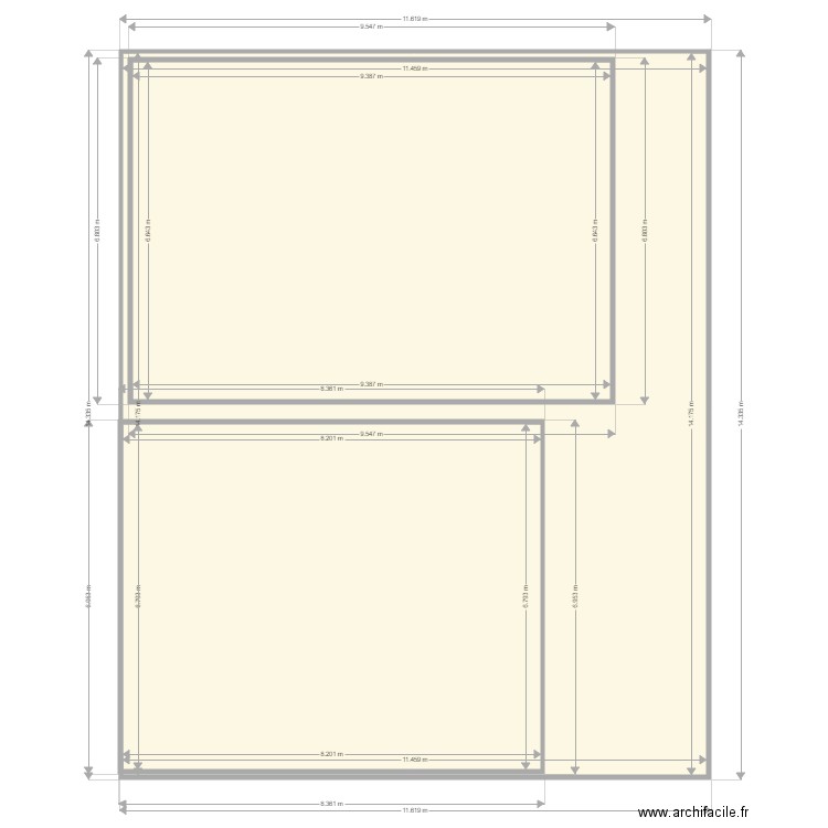 ok1. Plan de 0 pièce et 0 m2