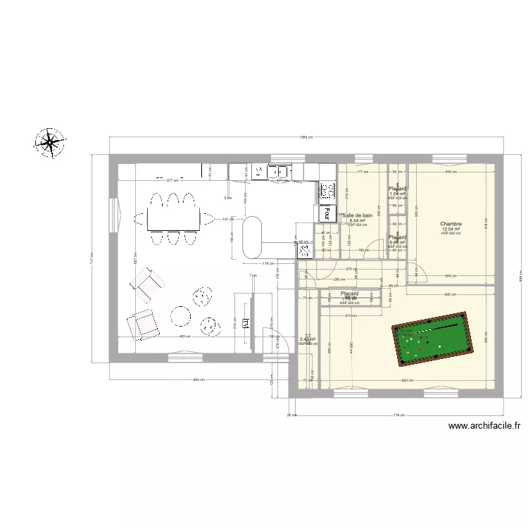 MAISON ESVRES PROJET CUISINE 2. Plan de 