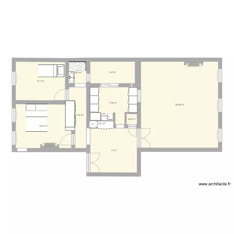 APPARTEMENT. Plan de 