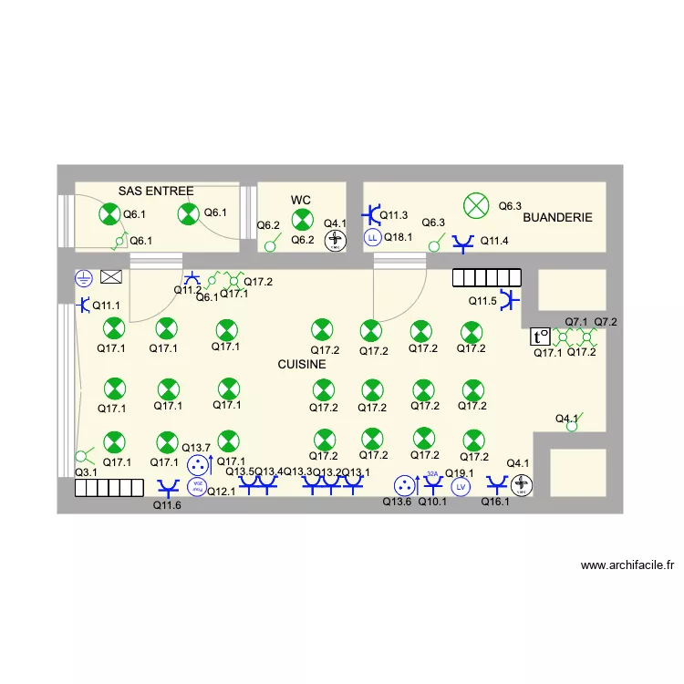 SAS CUISINE ELOI. Plan de 