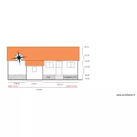 Facade OUEST           chalet 46