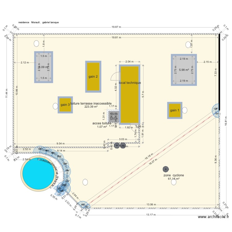 residence morault. Plan de 0 pièce et 0 m2