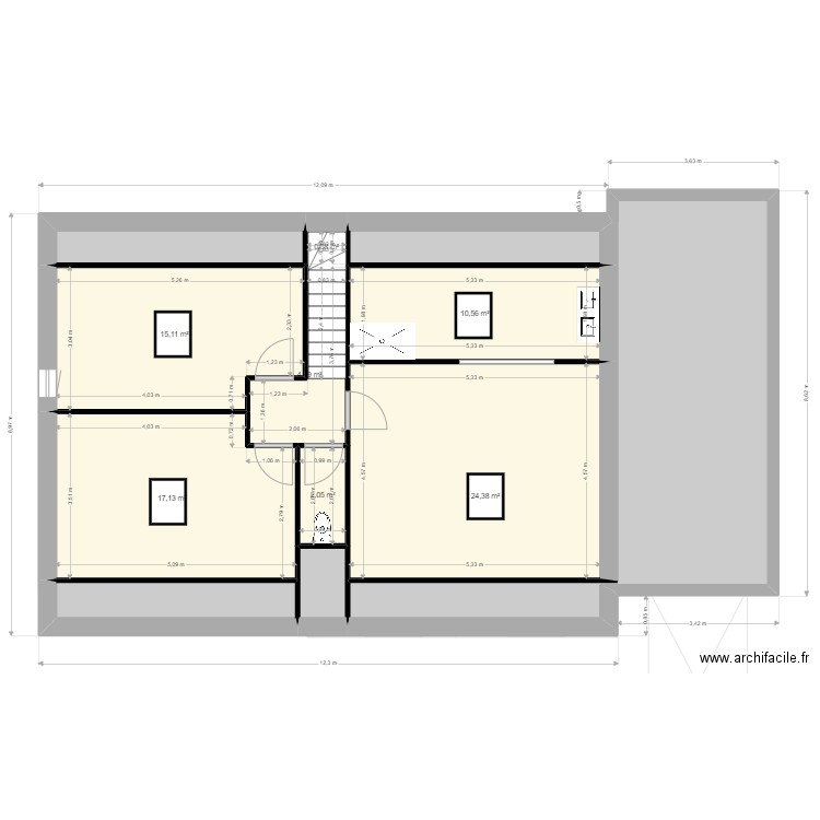 Maison ok +. Plan de 0 pièce et 0 m2
