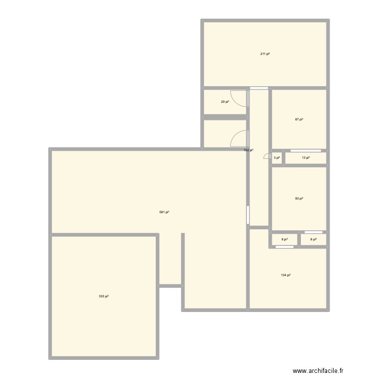 House 1115 Allen way. Plan de 12 pièces et 149 m2