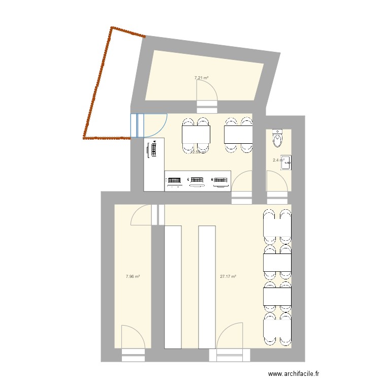 projet bar 1. Plan de 0 pièce et 0 m2