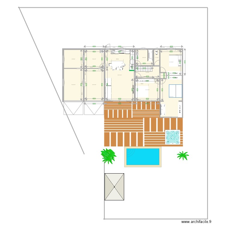 projet grande montée. Plan de 0 pièce et 0 m2