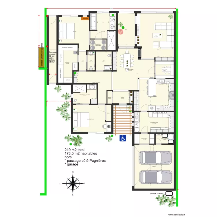 Villa Pascal 24 avril 2016. Plan de 