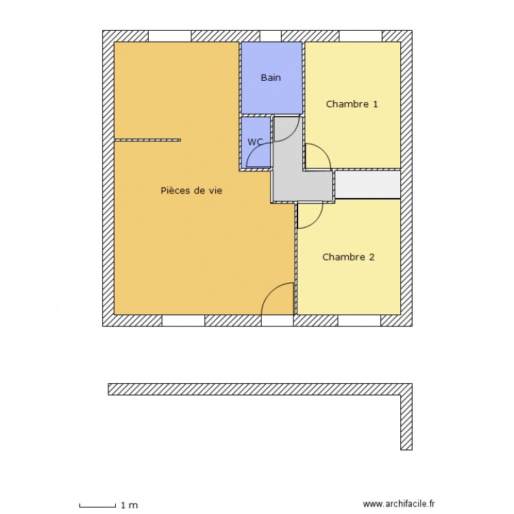 ELODIE 3bis - GAUDIER - THAT. Plan de 0 pièce et 0 m2