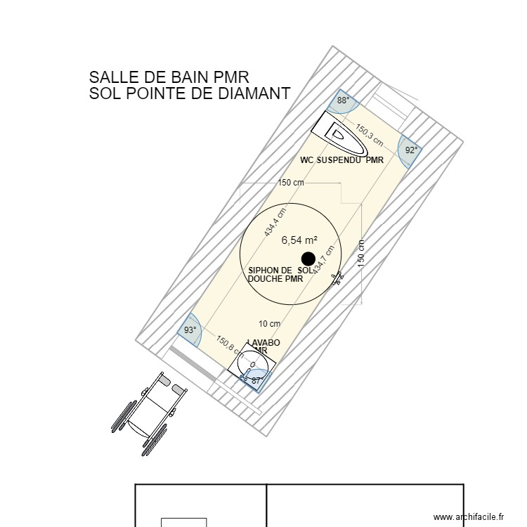 SALLE DE BAIN   . Plan de 0 pièce et 0 m2