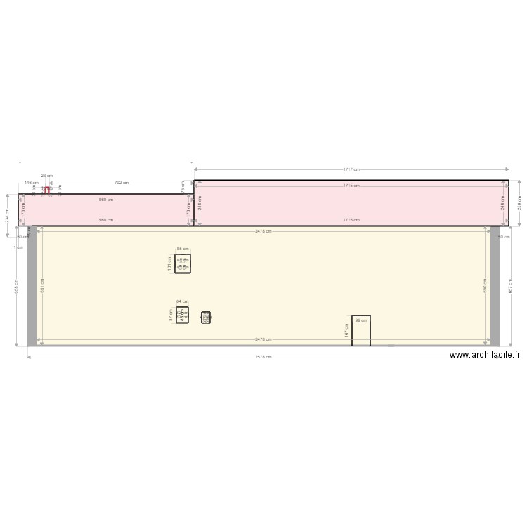 facade maison vue arriere avant modification. Plan de 0 pièce et 0 m2