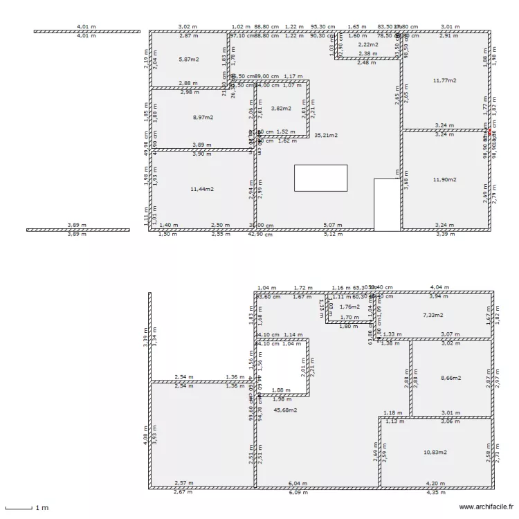 ONZE MANCHES ETAGE 2. Plan de ONZE MANCHES ETAGE 2. Plan de
