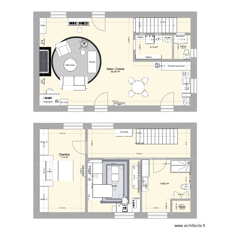 Bouée - élec 2. Plan de 10 pièces et 116 m2