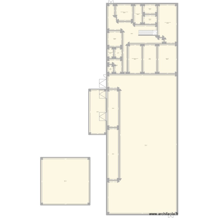 Montelimar V3. Plan de 29 pièces et 2628 m2