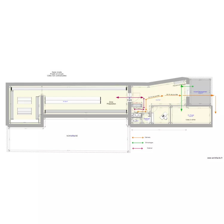 Fromagerie 2 berets 02 Circuits suite. Plan de 