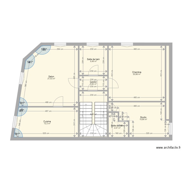 Projection Immeuble Jasmin. Plan de 0 pièce et 0 m2