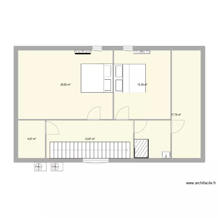 R+2 DUPORTAL. Plan de 