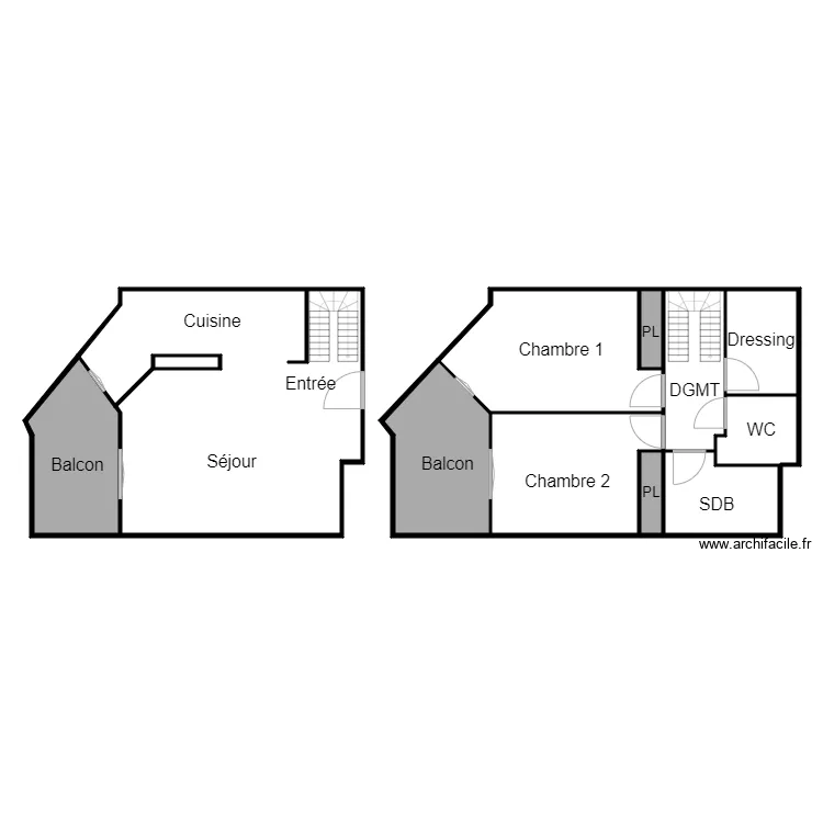 BERNAD AVANT MODIF. Plan de 