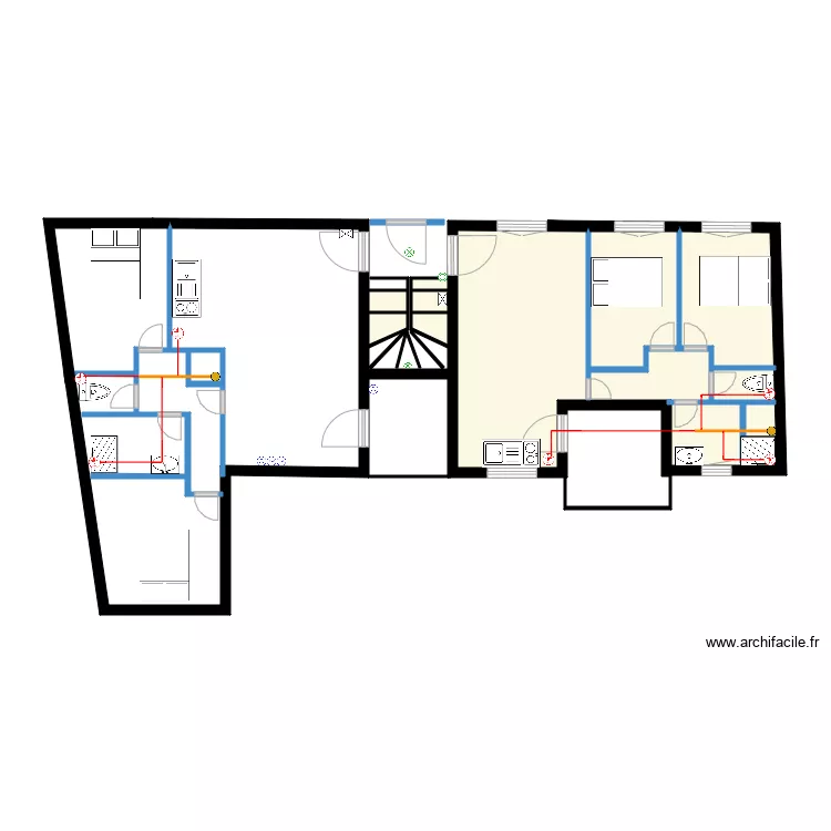Appartements GARCIA RDC VMC. Plan de 