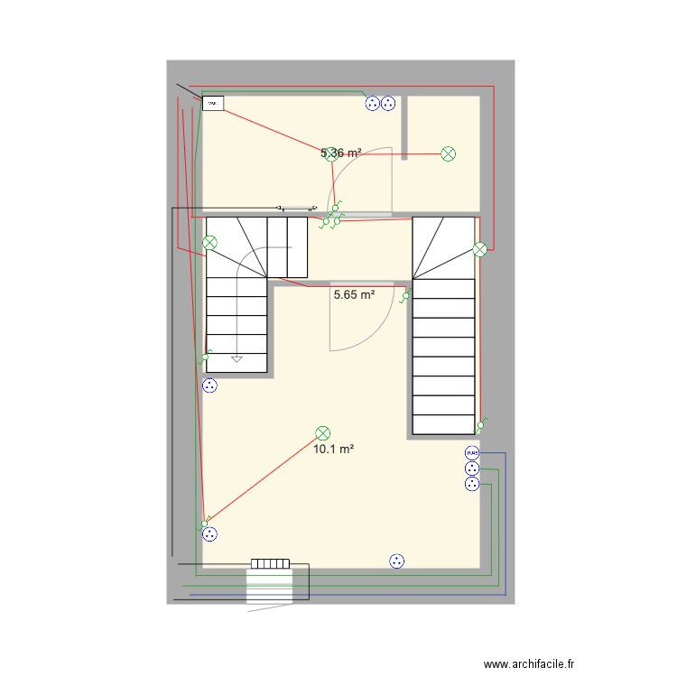 Le Rozel 1ere étage élec. Plan de 0 pièce et 0 m2