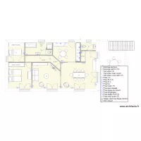 Plan Salon plus grand Sym&eacute;trie de fa&ccedil;ade