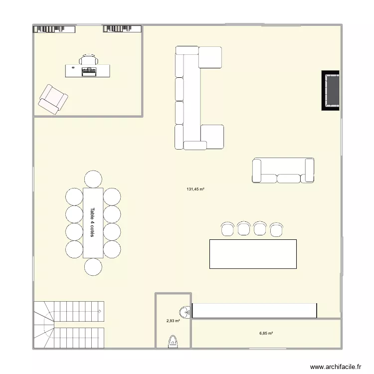 maison. Plan de maison. Plan de